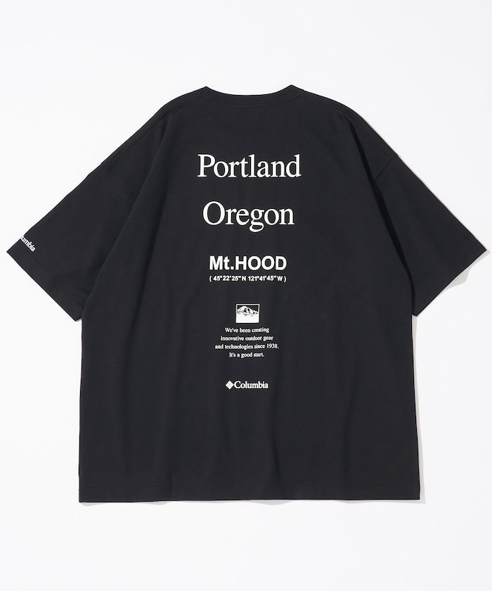 Columbia × FREAK'S STORE / 別注字樣背印吸濕快乾T恤