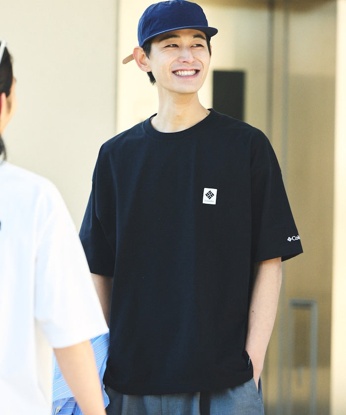 Columbia × FREAK'S STORE / 別注字樣背印吸濕快乾T恤