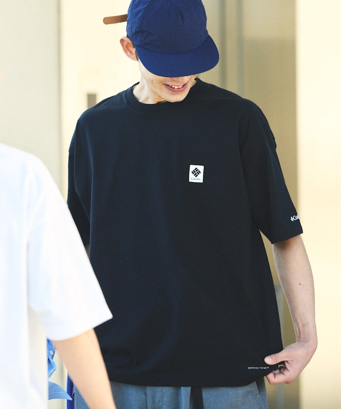 Columbia × FREAK'S STORE / 別注字樣背印吸濕快乾T恤