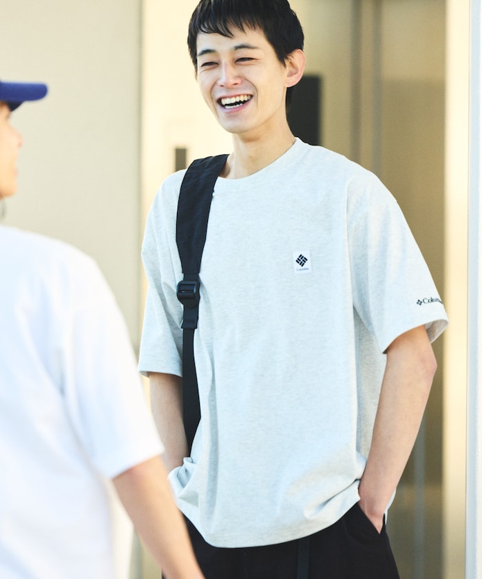 Columbia × FREAK'S STORE / 別注字樣背印吸濕快乾T恤