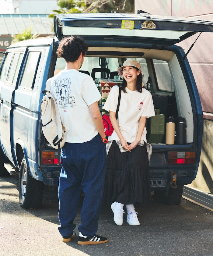 CHUMS×FREAK'S STORE / 限定圖案印花 短袖T恤