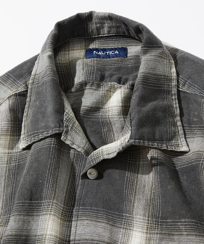 NAUTICA Bleech Ombre Check L/S Shirts / 格紋襯衫
