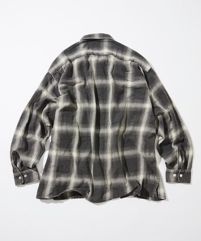 NAUTICA Bleech Ombre Check L/S Shirts / 格紋襯衫