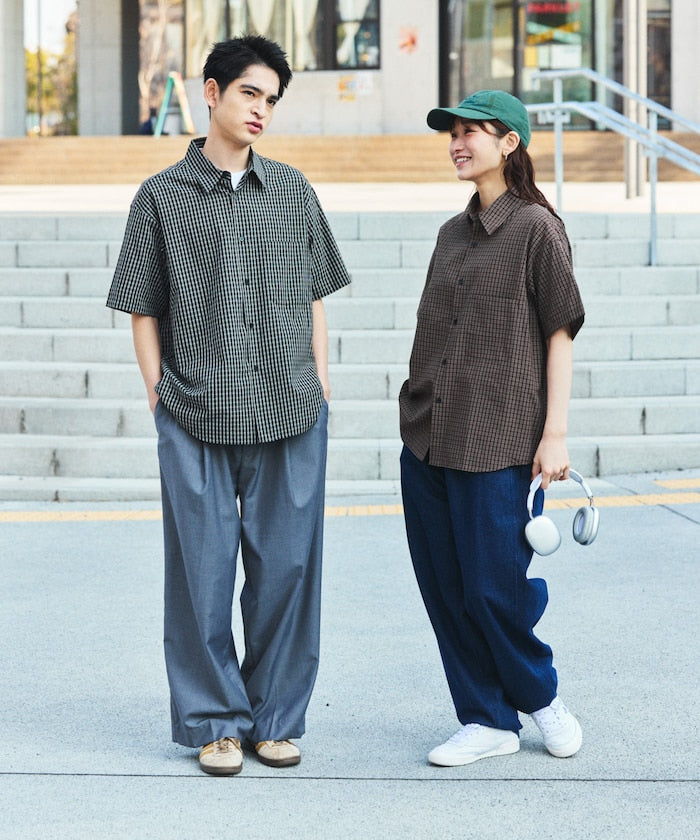 FREAK’S STORE / 小格紋短襯衫