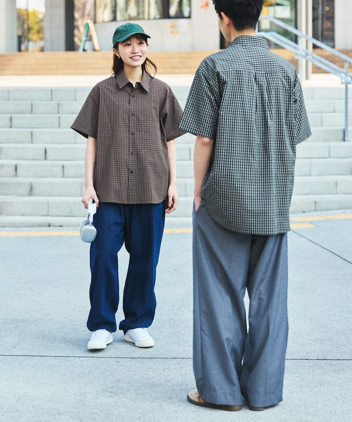 FREAK’S STORE / 小格紋短襯衫