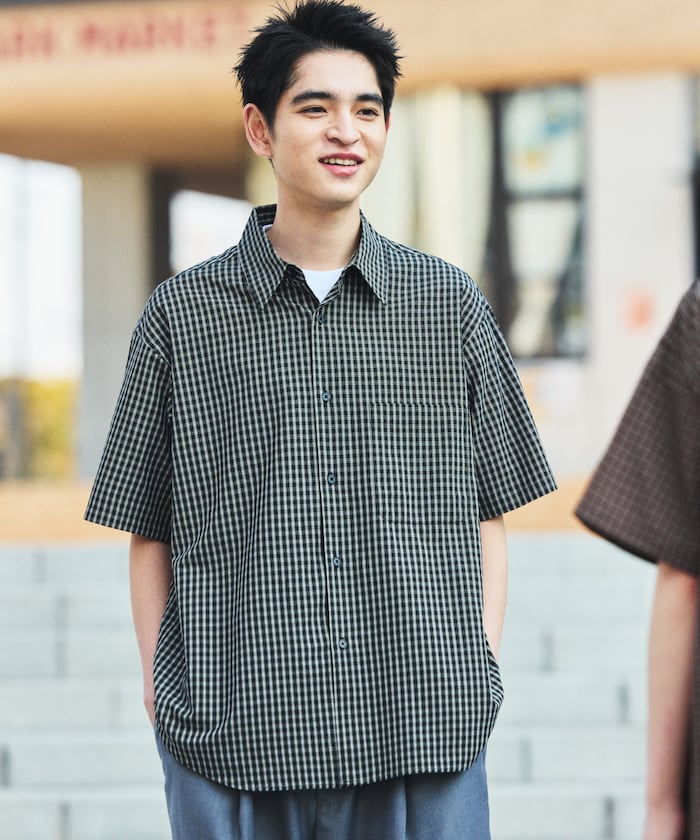 FREAK’S STORE / 小格紋短襯衫