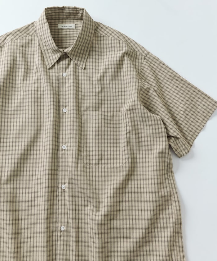 FREAK’S STORE / 小格紋短襯衫