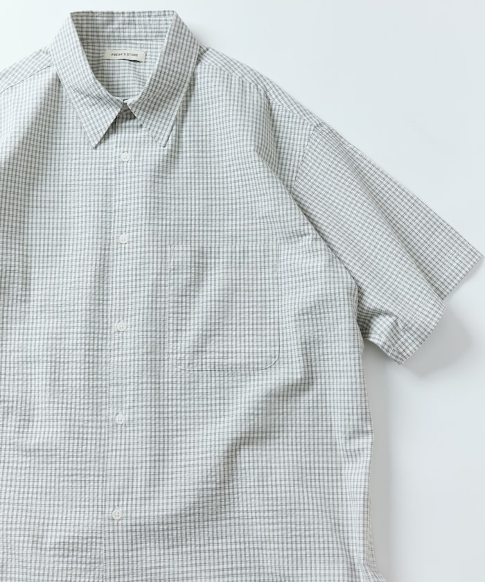 FREAK’S STORE / 小格紋短襯衫
