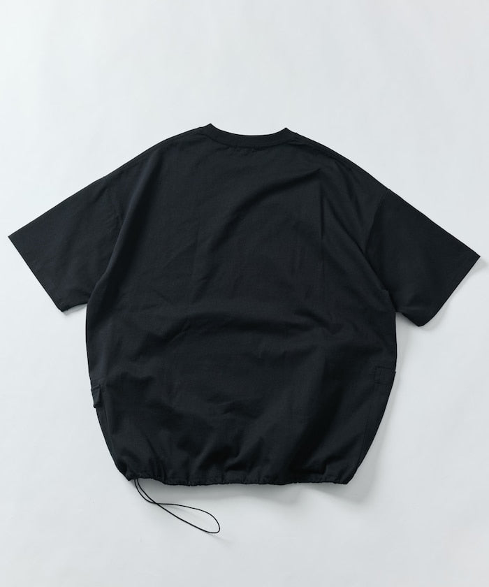 WILD THINGS×FREAK'S STORE / 別注側袋設計 抽繩下擺 短袖T恤