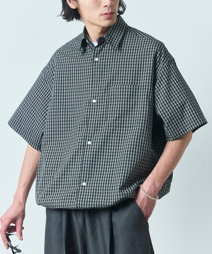 FREAK’S STORE / 下擺調整短襯衫