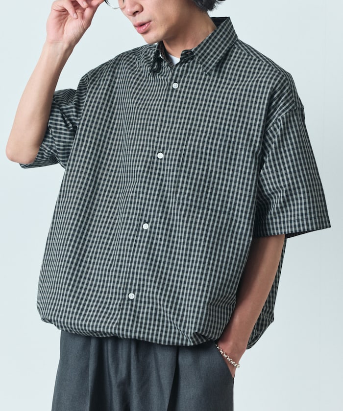 FREAK’S STORE / 下擺調整短襯衫