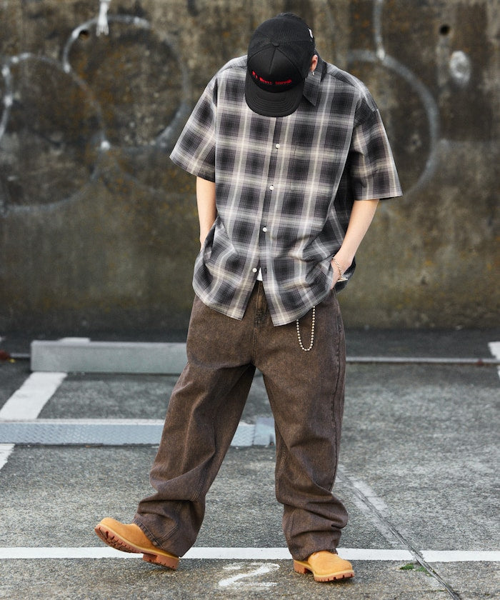 FREAK’S STORE / 大格紋短襯衫