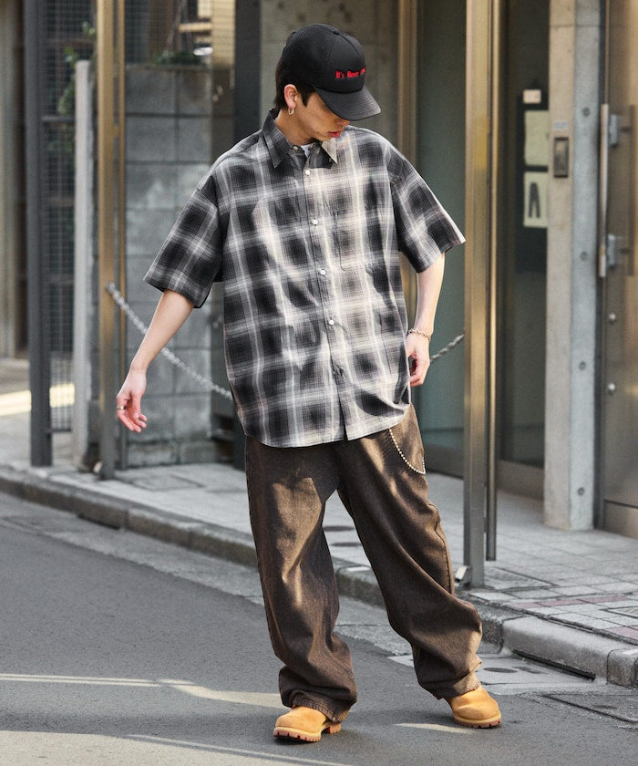 FREAK’S STORE / 大格紋短襯衫