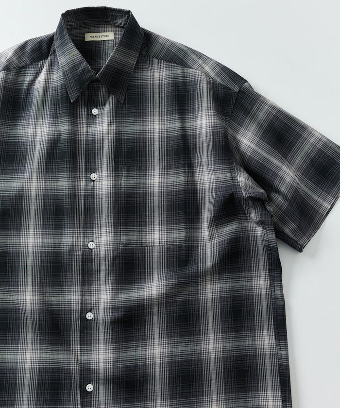 FREAK’S STORE / 大格紋短襯衫