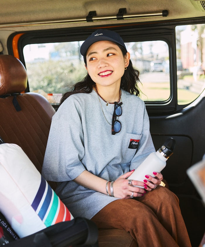 NANGA 別注 ECO HYBRID LOGO TEE / 小LOGO 短袖T恤