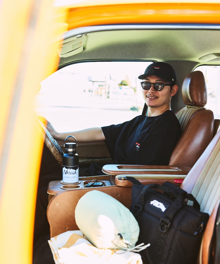 NANGA 別注 ECO HYBRID LOGO TEE / 小LOGO 短袖T恤