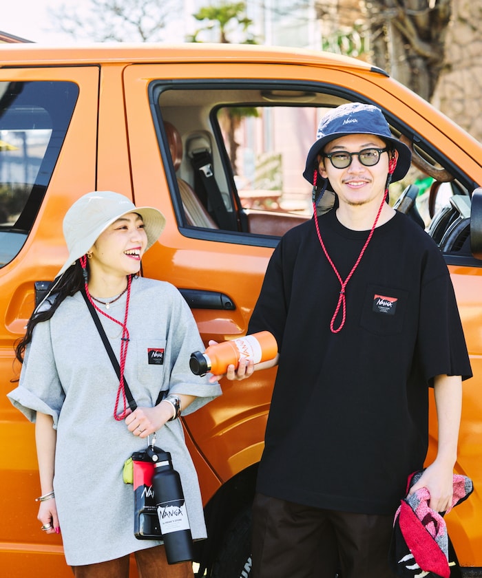 NANGA 別注 ECO HYBRID LOGO TEE / 小LOGO 短袖T恤