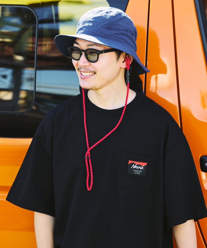 NANGA 別注 ECO HYBRID LOGO TEE / 小LOGO 短袖T恤