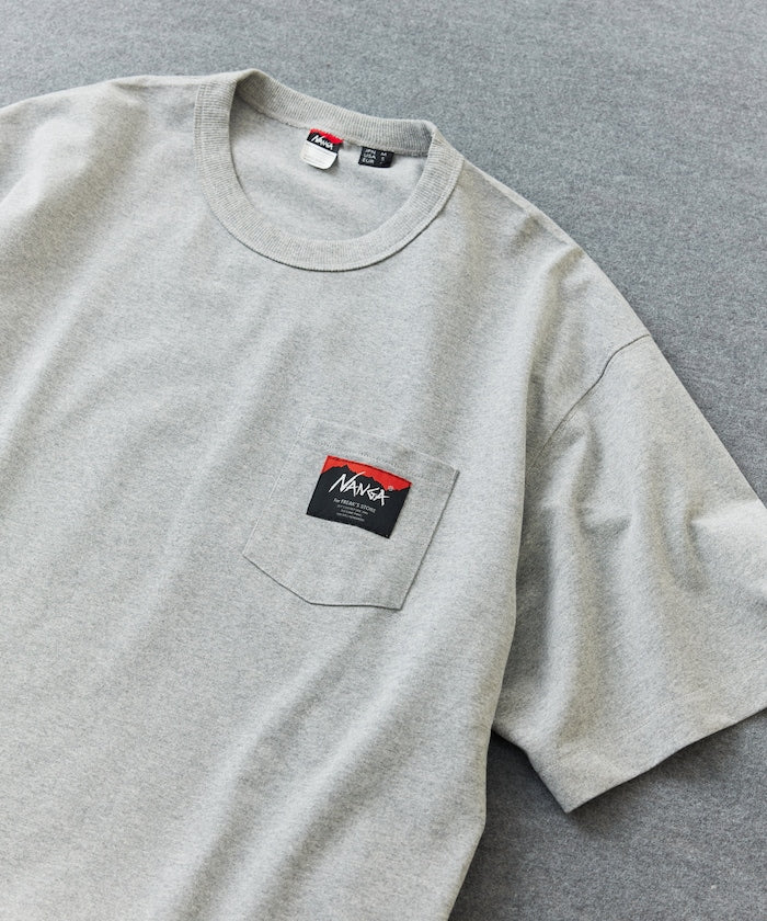 NANGA 別注 ECO HYBRID LOGO TEE / 小LOGO 短袖T恤