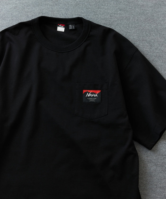 NANGA 別注 ECO HYBRID LOGO TEE / 小LOGO 短袖T恤