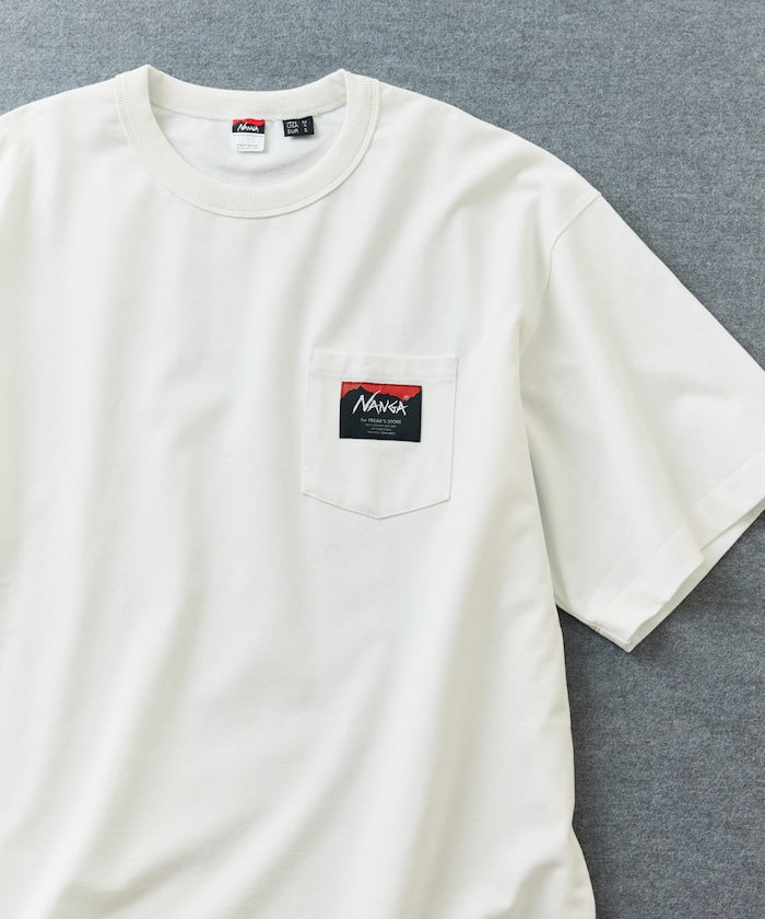 NANGA 別注 ECO HYBRID LOGO TEE / 小LOGO 短袖T恤