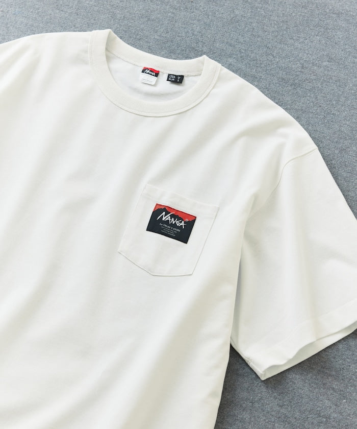 NANGA 別注 ECO HYBRID LOGO TEE / 小LOGO 短袖T恤