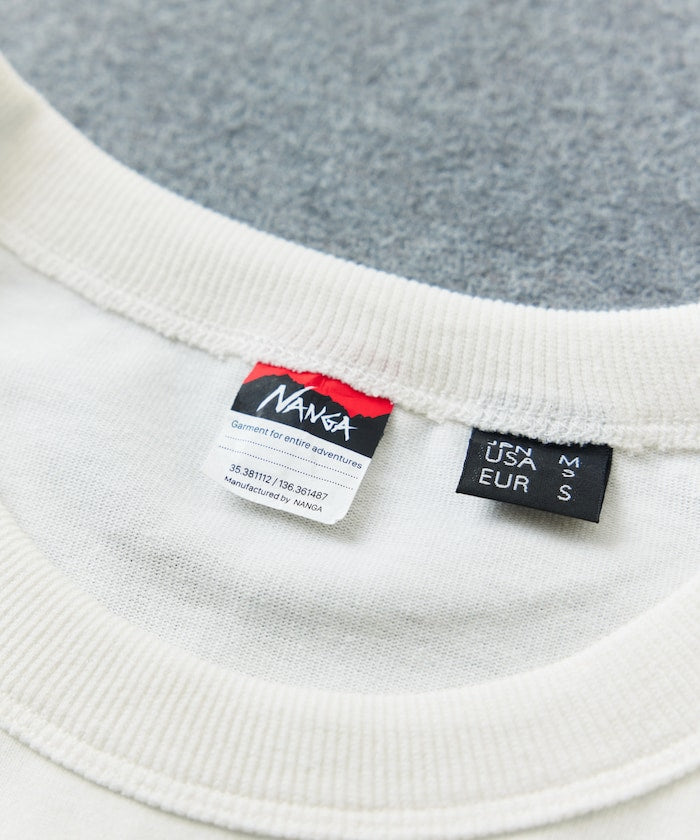 NANGA 別注 ECO HYBRID LOGO TEE / 小LOGO 短袖T恤