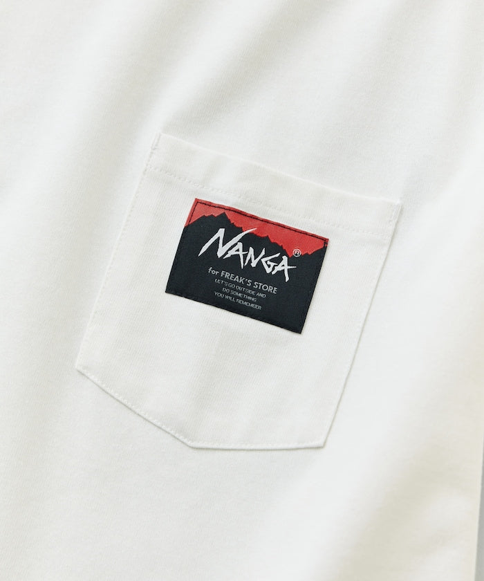 NANGA 別注 ECO HYBRID LOGO TEE / 小LOGO 短袖T恤