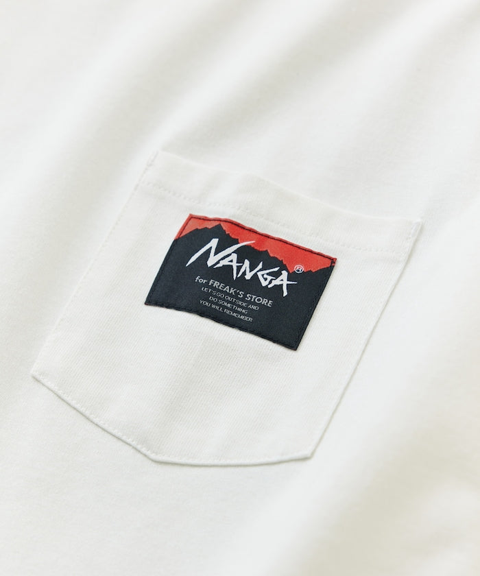 NANGA 別注 ECO HYBRID LOGO TEE / 小LOGO 短袖T恤
