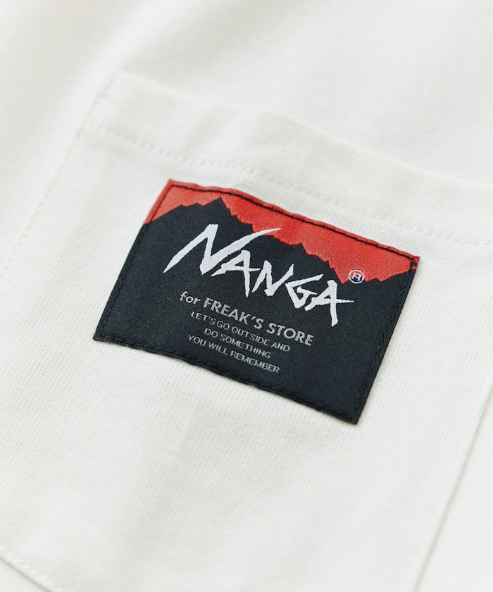 NANGA 別注 ECO HYBRID LOGO TEE / 小LOGO 短袖T恤