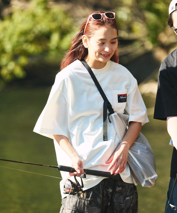 NANGA 別注 ECO HYBRID LOGO TEE / 小LOGO 短袖T恤