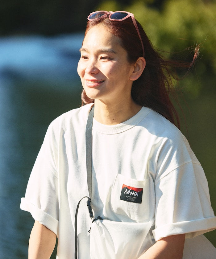 NANGA 別注 ECO HYBRID LOGO TEE / 小LOGO 短袖T恤