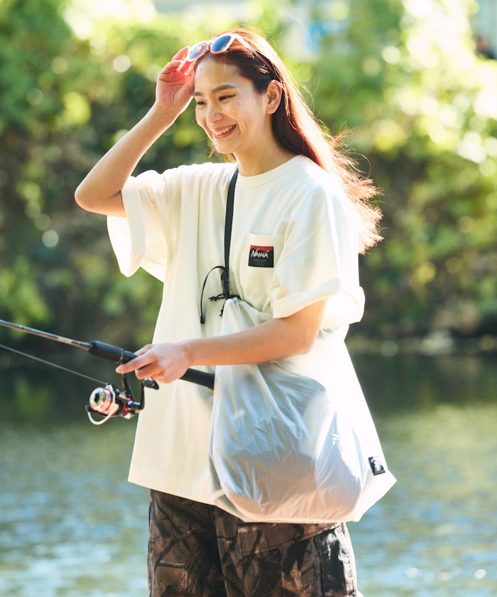 NANGA 別注 ECO HYBRID LOGO TEE / 小LOGO 短袖T恤