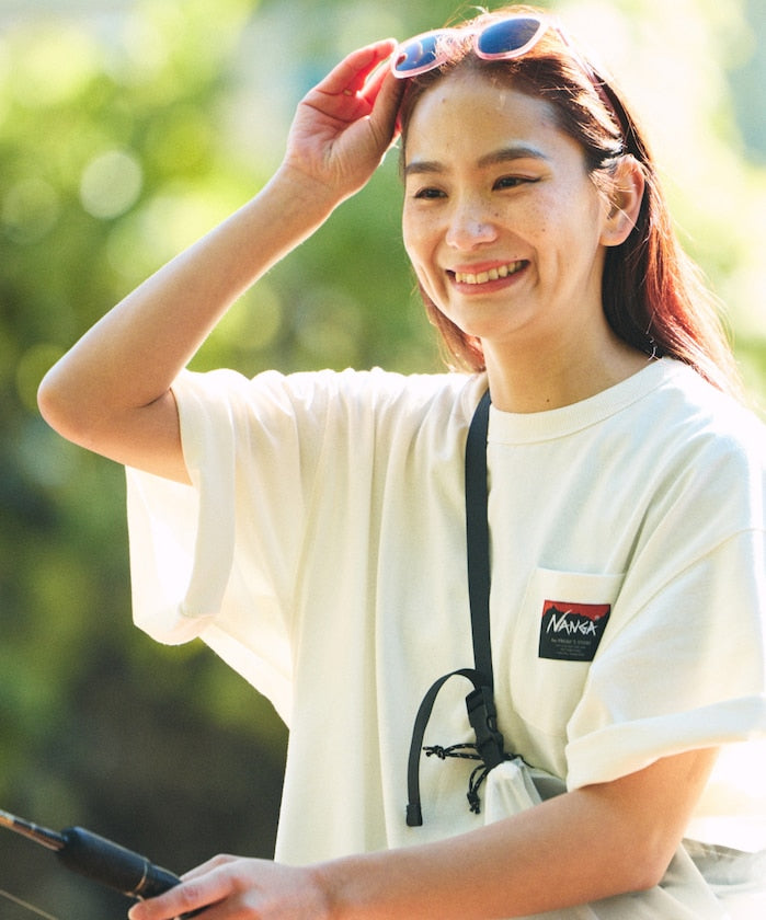 NANGA 別注 ECO HYBRID LOGO TEE / 小LOGO 短袖T恤