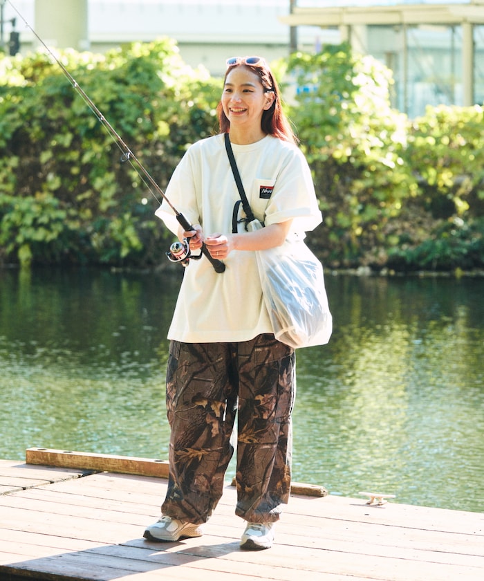 NANGA 別注 ECO HYBRID LOGO TEE / 小LOGO 短袖T恤