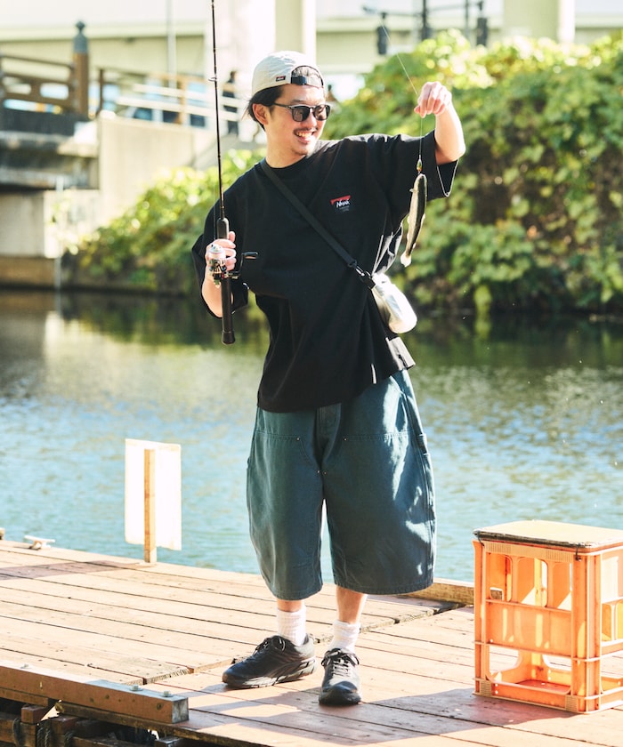 NANGA 別注 ECO HYBRID LOGO TEE / 小LOGO 短袖T恤