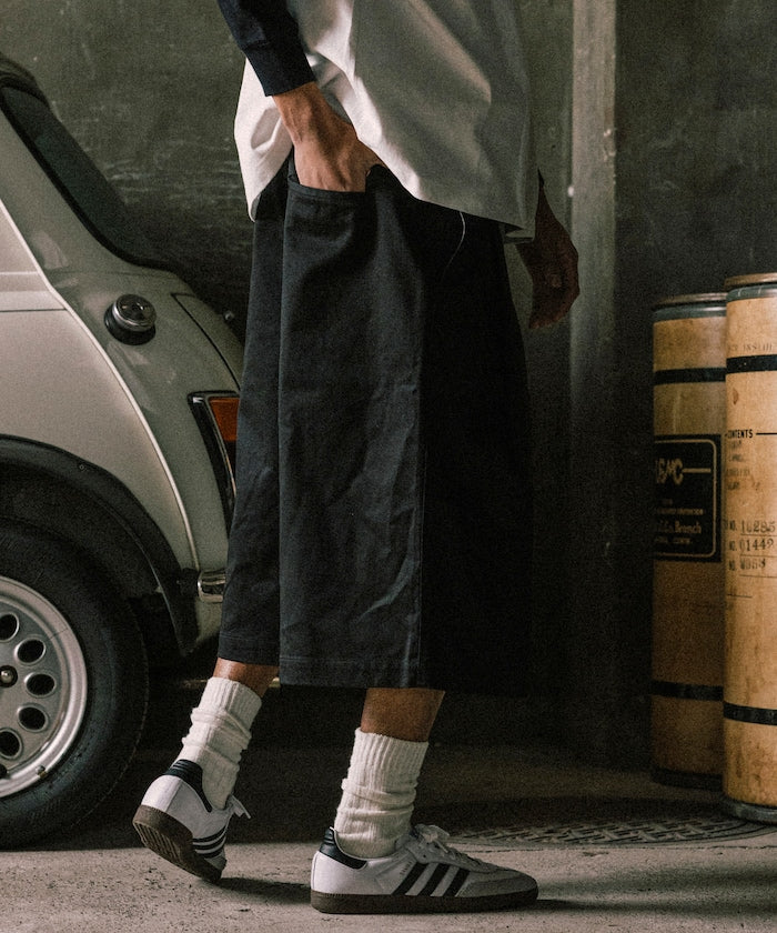 RED KAP × FREAK’S STORE 別注 2TUCK BAGGY WIDE TWILL SHORTS PANTS / 雙褶寬版斜紋短褲