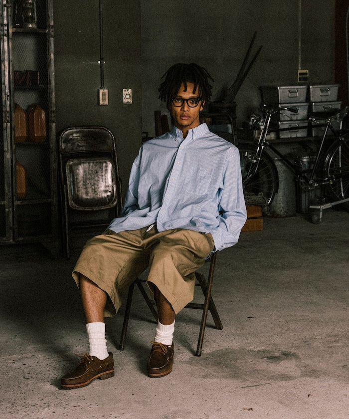 RED KAP × FREAK’S STORE 別注 2TUCK BAGGY WIDE TWILL SHORTS PANTS / 雙褶寬版斜紋短褲
