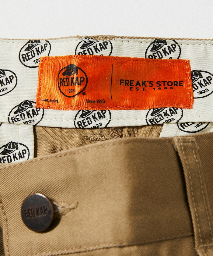 RED KAP × FREAK’S STORE 別注 2TUCK BAGGY WIDE TWILL SHORTS PANTS / 雙褶寬版斜紋短褲