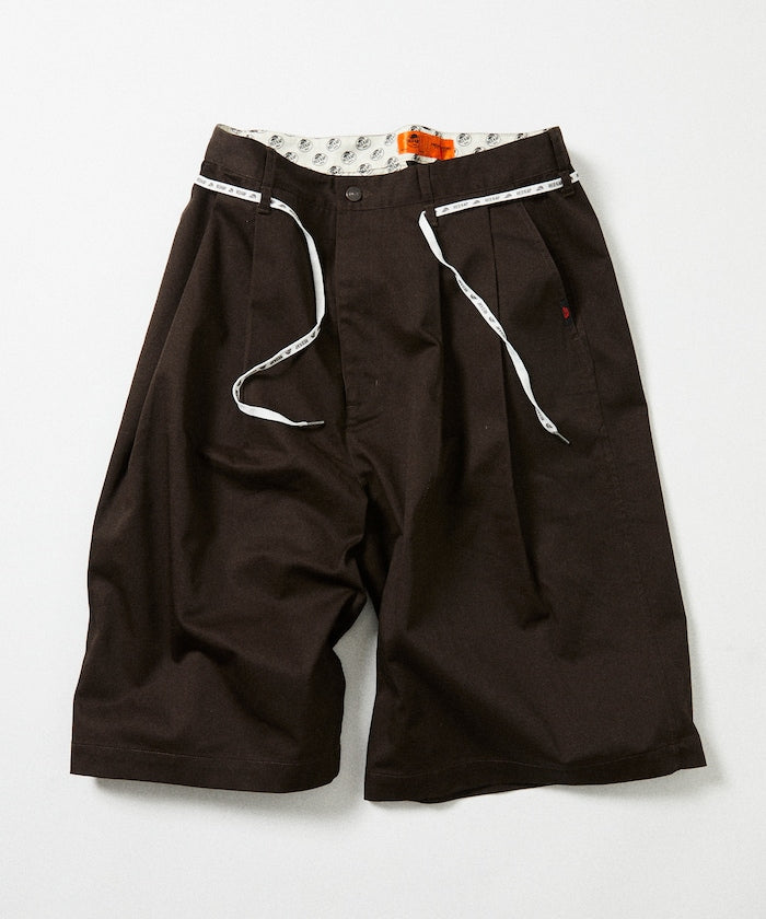 RED KAP × FREAK’S STORE 別注 2TUCK BAGGY WIDE TWILL SHORTS PANTS / 雙褶寬版斜紋短褲