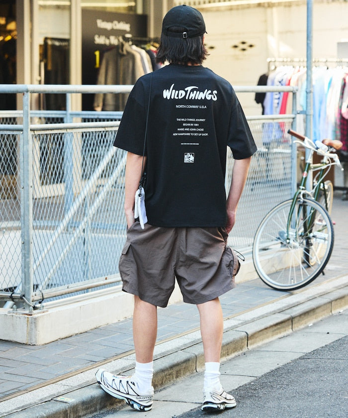 WILD THINGS×FREAK'S STORE / 背後標誌 短袖T恤