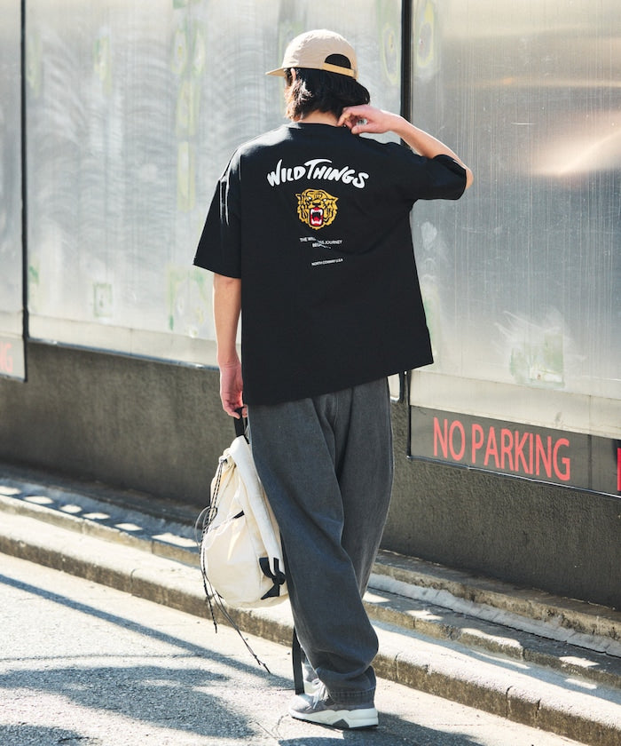 WILD THINGS×FREAK'S STORE / 老虎圖案 短袖T恤