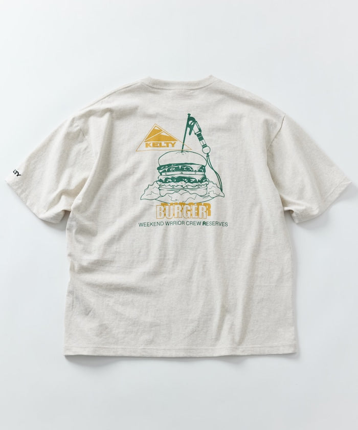 KELTY × FREAK'S STORE 漢堡圖案 短袖T恤