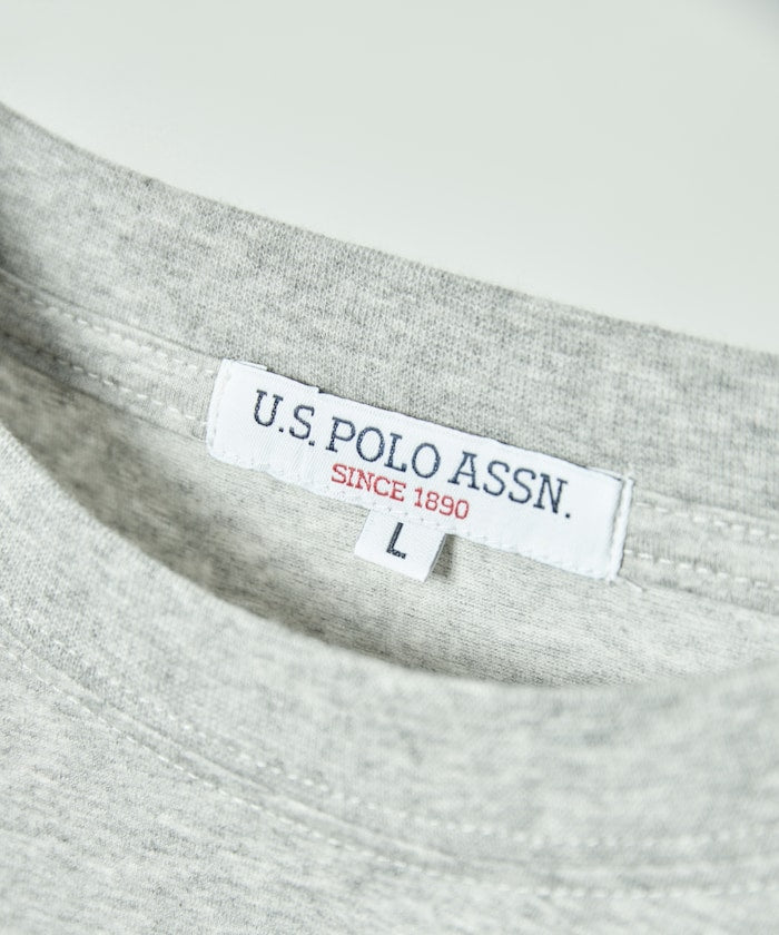 U.S. POLO ASSN. / 涼感刺繡短袖T恤+短褲 套裝組