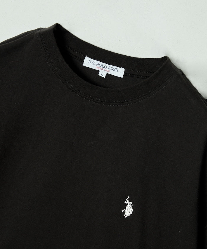 U.S. POLO ASSN. / 涼感刺繡短袖T恤+短褲 套裝組