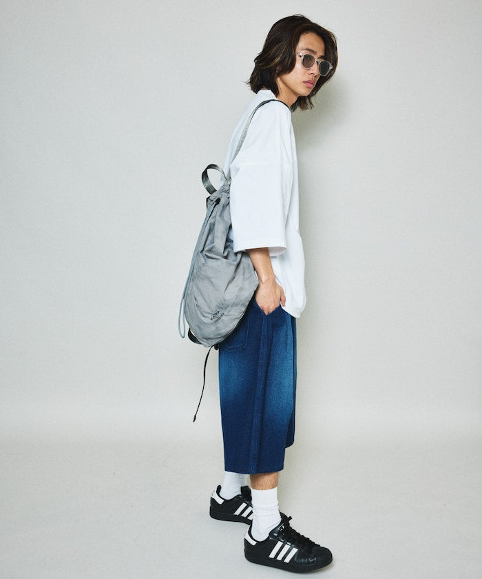 FREAK’S STORE / 復古水洗 牛仔鬆緊短褲