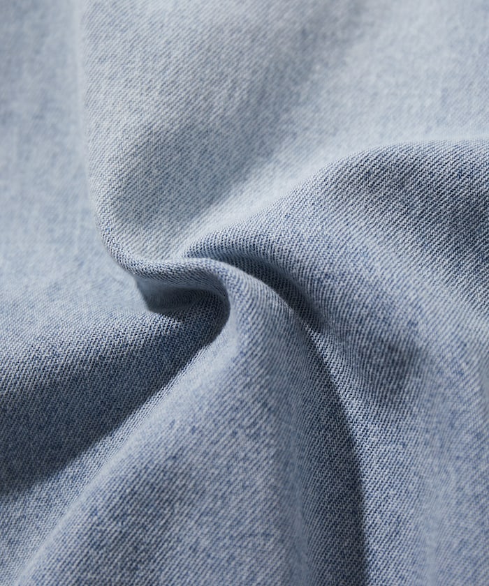 FREAK’S STORE / 寬版 丹寧 短襯衫