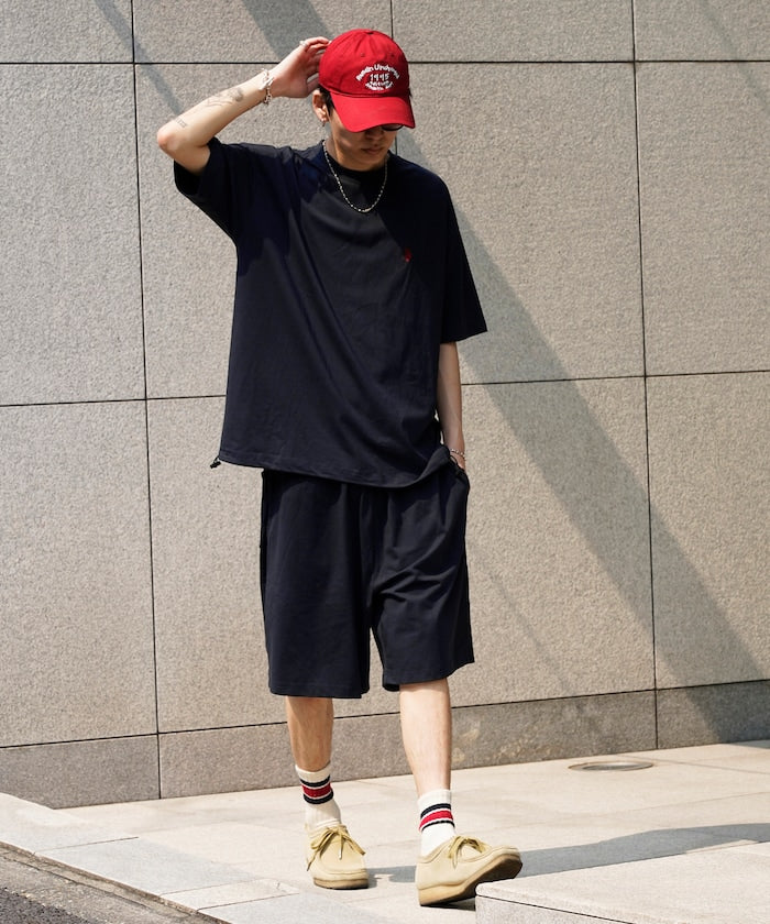 U.S. POLO ASSN. / 涼感刺繡短袖T恤+短褲 套裝組