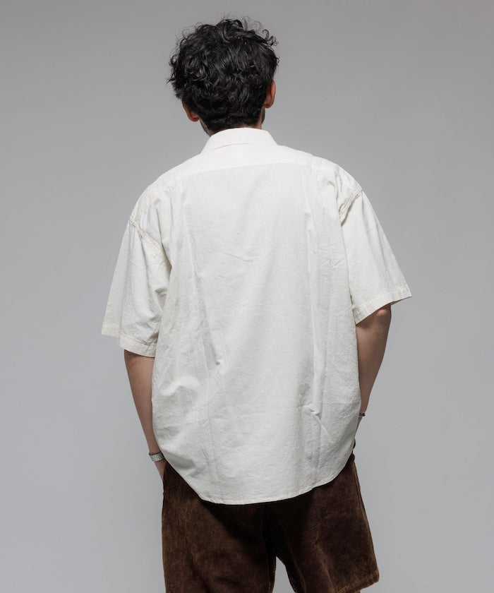 HINSON / 別注 皺感 短袖襯衫