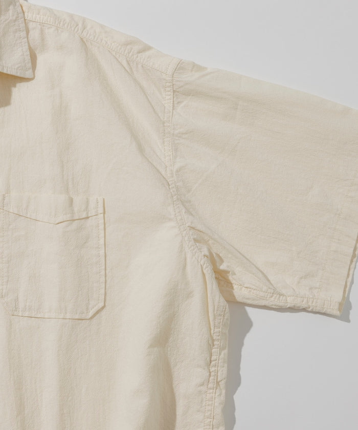 HINSON / 別注 皺感 短袖襯衫